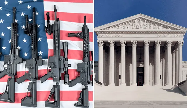 The Supreme Court rejected a ban on some types of firearms in Maryland. Photo: GLR Composition/Supreme Court/Shutterstock The Supreme Court rejected a ban on some types of firearms in Maryland. Photo: GLR Composition/Supreme Court/Shutterstock