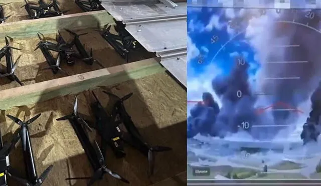 Ukrainian drones were smuggled into Russian territory and piloted by 117 pilots for each drone. Photo: GLR Composition / Ukrainian Security Service / X: @ChristopherJM Ukrainian drones were smuggled into Russian territory and piloted by 117 pilots for each drone. Photo: GLR Composition / Ukrainian Security Service / X: @ChristopherJM