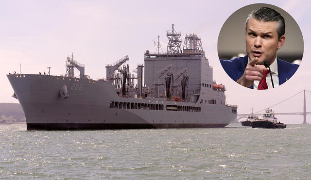 Once launched to honor LGBTQ+ trailblazer Harvey Milk, the Navy ship now faces a name change after Defense Secretary Pete Hegseth directed its removal as part of a broader shift in military values. Photo: GLR News Composition/ AFP/U.S. Navy photo Once launched to honor LGBTQ+ trailblazer Harvey Milk, the Navy ship now faces a name change after Defense Secretary Pete Hegseth directed its removal as part of a broader shift in military values. Photo: GLR News Composition/ AFP/U.S. Navy photo