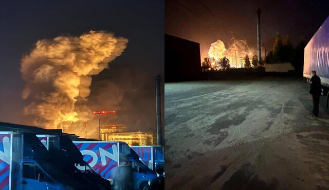 Images capture the moment of the explosion during Russia’s drone and missile assault on Kyiv, carried out in retaliation for Ukraine’s Operation Spiderweb. Photo: Tte.Dan X account Images capture the moment of the explosion during Russia’s drone and missile assault on Kyiv, carried out in retaliation for Ukraine’s Operation Spiderweb. Photo: Tte.Dan X account