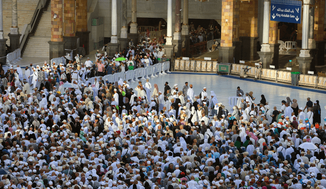 One of Eid al-Adha's traditions is to practice Hajj, the annual pilgrimage to Mecca. Photo: AFP One of Eid al-Adha's traditions is to practice Hajj, the annual pilgrimage to Mecca. Photo: AFP