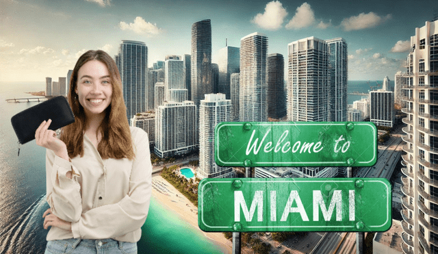 The high cost of living in Miami is due to factors such as rent, food, and transportation. Photo: GLR Composition/Sparkly Maid Miami/Hidemont/123RF The high cost of living in Miami is due to factors such as rent, food, and transportation. Photo: GLR Composition/Sparkly Maid Miami/Hidemont/123RF