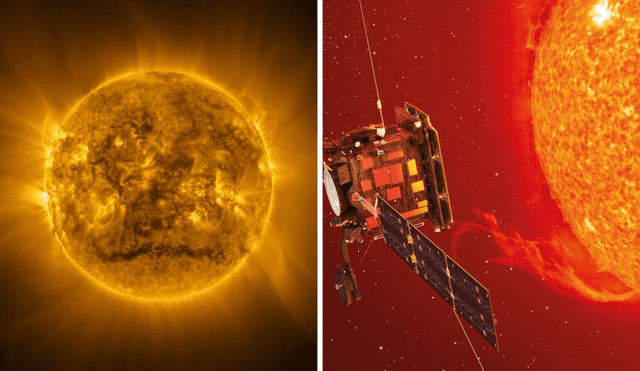The south pole of the sun is photographed for the first time by a European probe. Photo: GLR Composition/Daily Express/Space The south pole of the sun is photographed for the first time by a European probe. Photo: GLR Composition/Daily Express/Space