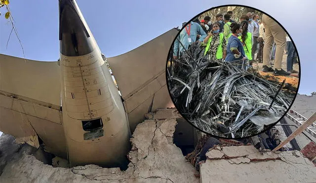 There is not an official statement that clarifies what could cause the crash, but there are some theories based on the video footage of the accident. Photo: GLR Composition / AFP News / CENTRAL INDUSTRIAL SECURITY FORCE (CISF) There is not an official statement that clarifies what could cause the crash, but there are some theories based on the video footage of the accident. Photo: GLR Composition / AFP News / CENTRAL INDUSTRIAL SECURITY FORCE (CISF)