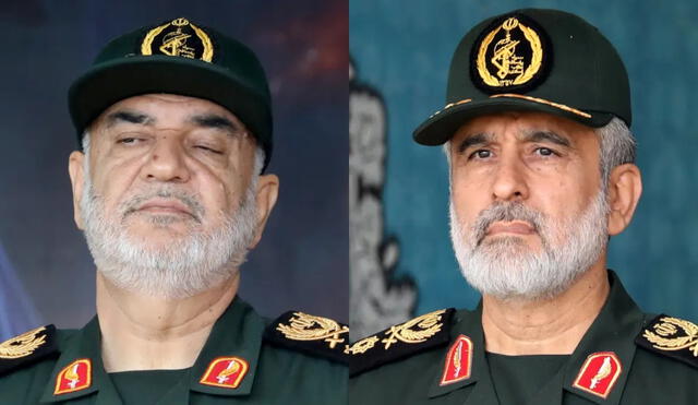 Gen. Hossein Salami, head of Iran’s elite Revolutionary Guard, and Amir Ali Hajizadeh, chief of its missile program, were both killed in Israel’s precision airstrikes targeting Iran’s military leadership. Photo: GLR News Composition/ AFP Gen. Hossein Salami, head of Iran’s elite Revolutionary Guard, and Amir Ali Hajizadeh, chief of its missile program, were both killed in Israel’s precision airstrikes targeting Iran’s military leadership. Photo: GLR News Composition/ AFP
