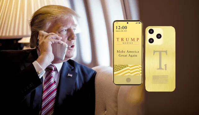 Trump Mobile is a phone service that offers a $499 phone. Photo: GLR Composition/PhoneArena/The Verge Trump Mobile is a phone service that offers a $499 phone. Photo: GLR Composition/PhoneArena/The Verge