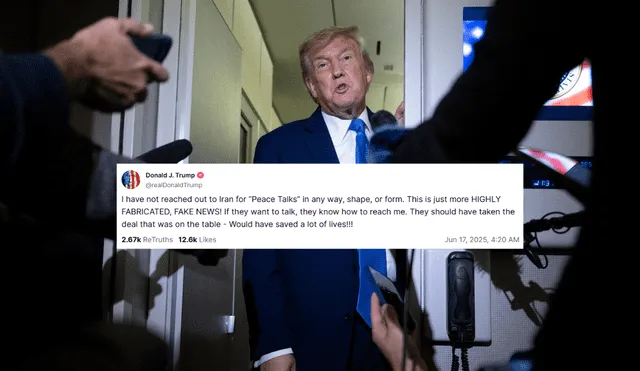 Trump on Iran peace talks: "If they want to talk to me they know where to find him. Photo: GLR composition/ Brendan Smialowski / AFP @realDonaldTrump Trump on Iran peace talks: "If they want to talk to me they know where to find him. Photo: GLR composition/ Brendan Smialowski / AFP @realDonaldTrump