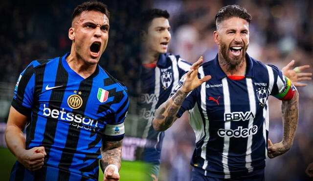 Lautaro Martinez' Inter Milan will face Sergio Ramos' Monterrey FC for both teams debut on FIFA Club World Cup. Photo: GLR Composition / AFP News / Rayados Lautaro Martinez' Inter Milan will face Sergio Ramos' Monterrey FC for both teams debut on FIFA Club World Cup. Photo: GLR Composition / AFP News / Rayados