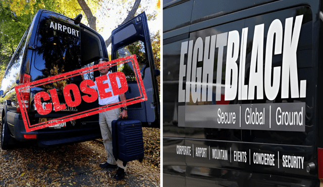 Eight Black closes its service and leaves passengers without rides. Photo: GLR Composition/Eight Black Airport Shuttle/Boulder Daily Camera Eight Black closes its service and leaves passengers without rides. Photo: GLR Composition/Eight Black Airport Shuttle/Boulder Daily Camera