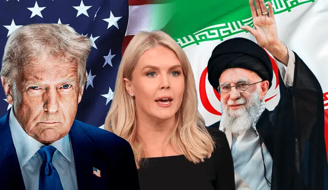 According to Karoline Leavitt, Trump will decide whether to attack Iran or not within "the next 2 weeks". Photo: GLR composition/ France 24, Federal Flags, iStock, KHAMENEI.IR / AFP & Alex WROBLEWSKI / AFP According to Karoline Leavitt, Trump will decide whether to attack Iran or not within "the next 2 weeks". Photo: GLR composition/ France 24, Federal Flags, iStock, KHAMENEI.IR / AFP & Alex WROBLEWSKI / AFP