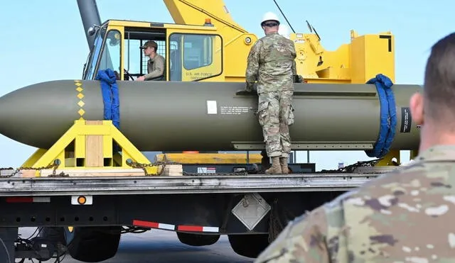 The GBU-57 Massive Ordnance Penetrator, designed to destroy deeply buried targets like Iran’s Fordow nuclear site, is the most powerful non-nuclear bomb in the U.S. arsenal. Photo: US Air Force The GBU-57 Massive Ordnance Penetrator, designed to destroy deeply buried targets like Iran’s Fordow nuclear site, is the most powerful non-nuclear bomb in the U.S. arsenal. Photo: US Air Force