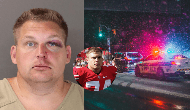 Kirk Barton charged with aggravated vehicular homicide after fatal crash in Dublin, Ohio. Photo: GLR composition/ Eleven Warriors, Canva & Franklin County Sheriff's Office Kirk Barton charged with aggravated vehicular homicide after fatal crash in Dublin, Ohio. Photo: GLR composition/ Eleven Warriors, Canva & Franklin County Sheriff's Office