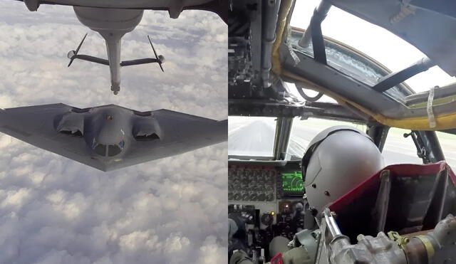 The B-2s are adapted for extreme missions: they have a microwave, refrigerator, and onboard bathroom to ensure crew comfort during long flights. Photo: GLR News Composition/ U.S. Air Force The B-2s are adapted for extreme missions: they have a microwave, refrigerator, and onboard bathroom to ensure crew comfort during long flights. Photo: GLR News Composition/ U.S. Air Force