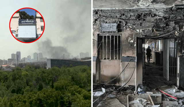 Israel bombs Evin prison in Iran amid U.S. intervention. Photo: GLR Composition/Wall Street Journal/Human Rights Watch/Dubai Eye 103.8 Israel bombs Evin prison in Iran amid U.S. intervention. Photo: GLR Composition/Wall Street Journal/Human Rights Watch/Dubai Eye 103.8