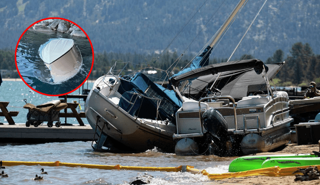 An accident at Lake Tahoe leaves 6 dead and 2 missing after severe storms. Photo: GLR Composition/New York Post/San Francisco Chronicle An accident at Lake Tahoe leaves 6 dead and 2 missing after severe storms. Photo: GLR Composition/New York Post/San Francisco Chronicle
