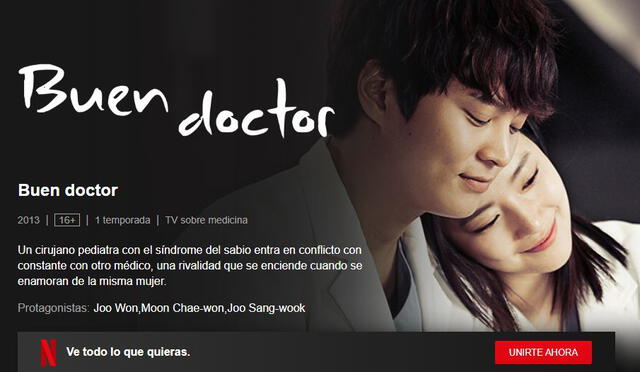 Kdrama "Good doctor" en Netflix. Foto: captura/Netflix