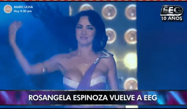 Rosángela Espinoza es el cuarto ingreso de EEG 10 años. Foto: captura América TV