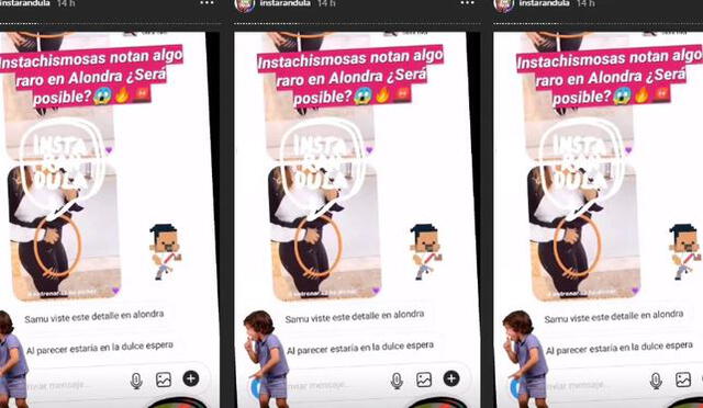 Fans de Alondra García Miró aseguran que estaría embaraza tras polémica foto (Foto: Instagram)