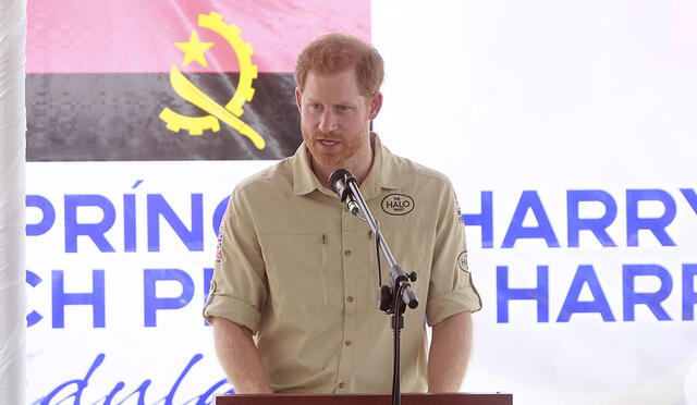 Príncipe Harry en Angola Príncipe Harry en Angola