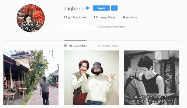 Ahn Jae Hyun en Instagram