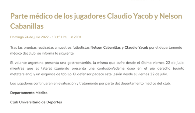 Universitario vs Carlos Stein: Claudio Yacob tendencia