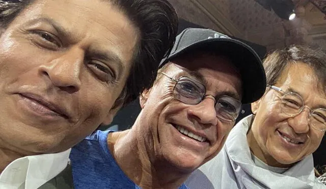 Shahrukh Khan, Jackie Chan y Jean-Claude Van Damme