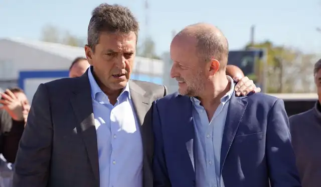  Sergio Massa y Martín Insaurralde pertenecían a Unión por la Patria. Foto: Perfil 