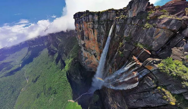  Así es la catarata más alta del mundo. Foto: Medium  