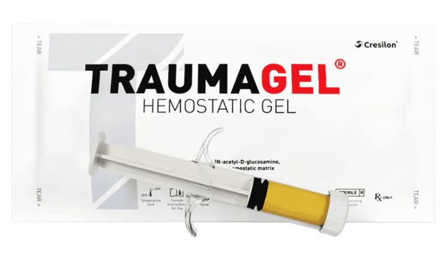 Paquete de Traumagel. Foto: Cresilon   