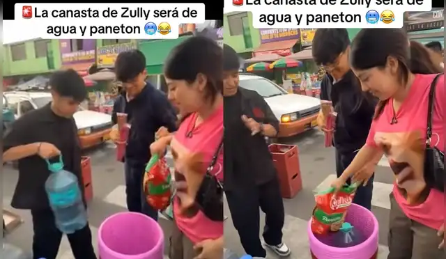  Zully muestra el armado de canastas durante su transmisión en Kick.   