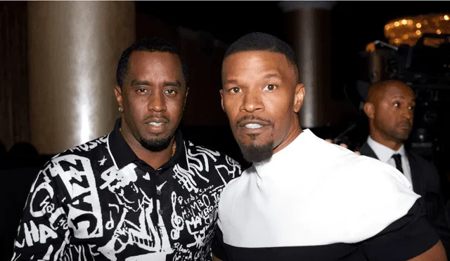Diddy Combs and Jamie Foxx at the Ladylike Foundation’s 9th Annual Women Of Excellence Awards Gala in Beverly Hills. Photo: New York Post Diddy Combs and Jamie Foxx at the Ladylike Foundation’s 9th Annual Women Of Excellence Awards Gala in Beverly Hills. Photo: New York Post