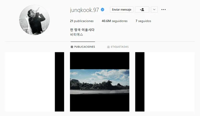 BTS Jungkook Instagram feed