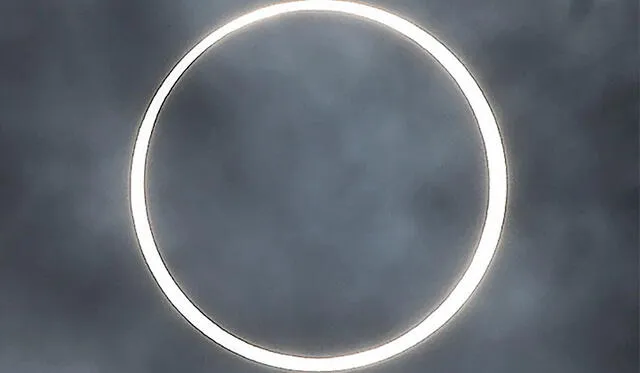Eclipse anular solar 2019. Foto: AFP.