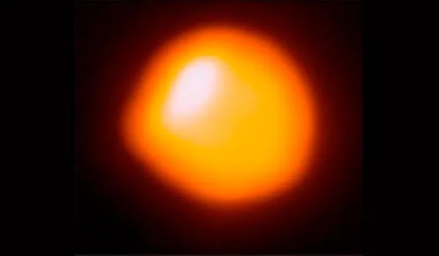 La imagen más detallada de Betelgeuse obtenida desde la Tierra. Crédito: ESO.