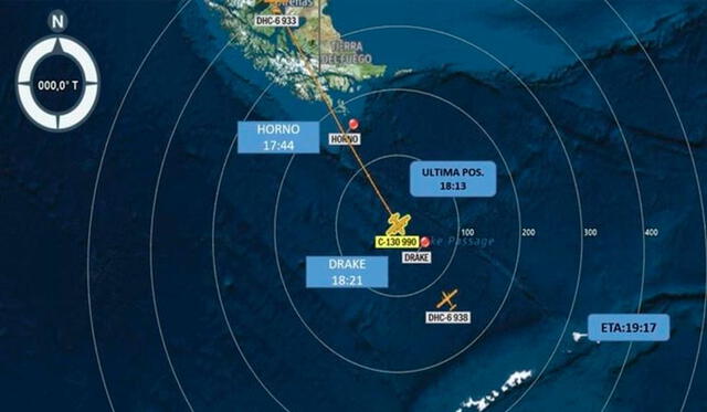 El área de 800 kilómetros cuadrados presenta cambios climáticos repentinos y difíciles de anticipar. Imagen: Fuerza Aérea de Chile.