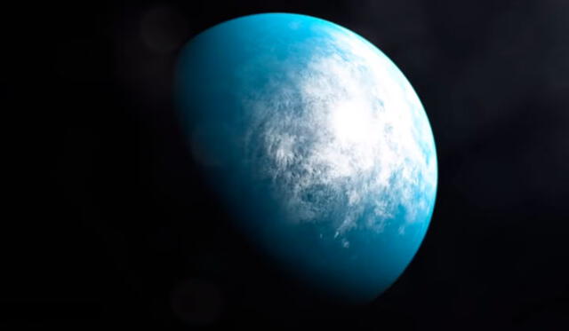 Ilustración del planeta 'gemelo' de la Tierra, TOI 700 d. Crédito: NASA.