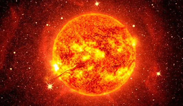 Las estrellas como el Sol terminan su vida como gigantes rojas. Foto: Getty.
