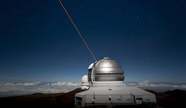 El telescopio Gemini en Hawai ubicó la región en el cielo de donde provenía la señal.