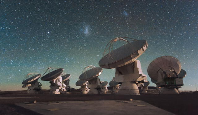 El Observatorio ALMA (Chile) participó en el proyecto. Foto: ESO.