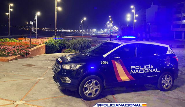 La Policía Nacional capturó al feminicida de una mujer colombiana en España. Foto: @policia/Twitter