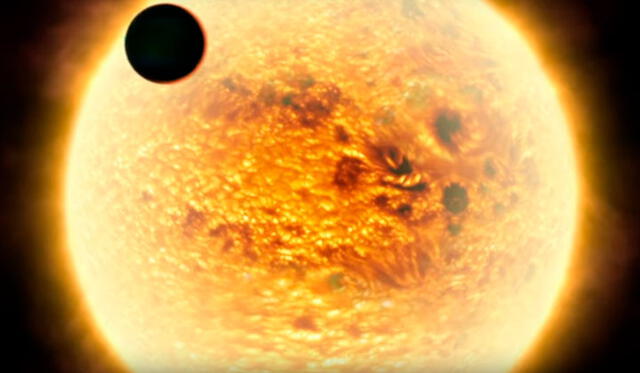 El planeta muestra siempre la misma cara a su estrella madre. Captura de video: ESO.