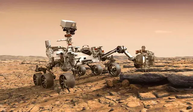 Róver Perseverance, misión Mars 2020. NASA.