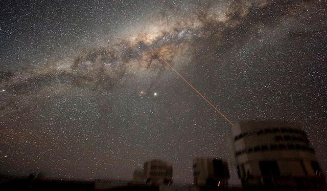 Los científicos estudian el centro de la Vía Láctea, el lugar más energético de la galaxia. Foto: ESO.