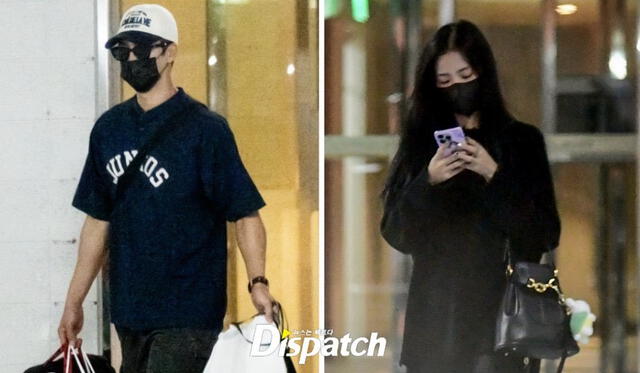  Imágenes de Ahn Bo Hyun y Jisoo saliendo del apartamento de la cantante de BLACKPINK.   