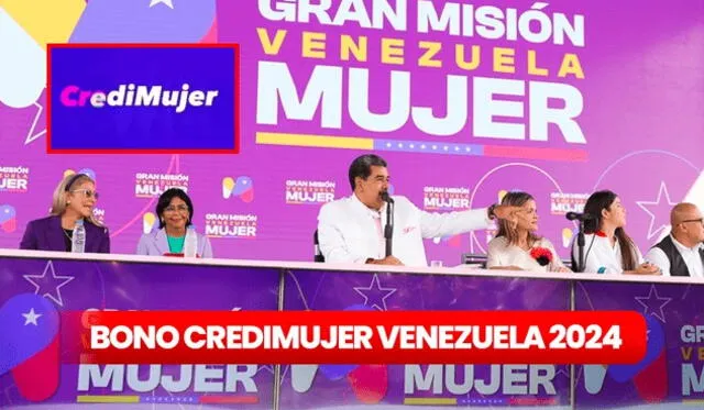 Credimujer 2024: cómo RECIBIR el beneficio por el Sistema Patria y cuáles son los REQUISITOS | gran misión Venezuela mujer registro | www minmujaer gob ve I aceptar | carnet patria