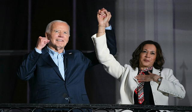 Harris se unió a la plancha presidencial junto con el entonces candidato Joe Biden para las elecciones del 2020. Foto: AFP   