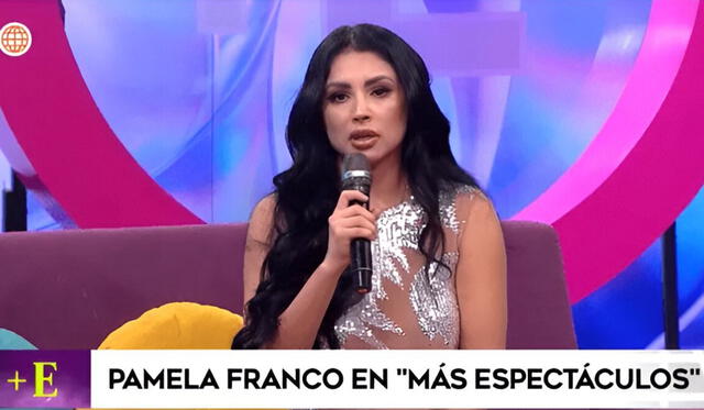  Pamela Franco rompió su silencio sobre su relación con Christian Cueva. Foto: captura/ ‘Más Espectáculos’   