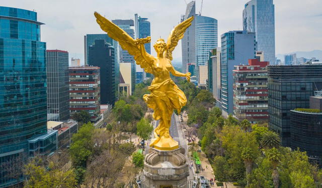 Monumento Ángel de la Independencia en el Paseo de la Reforma. Foto: Civitatis   