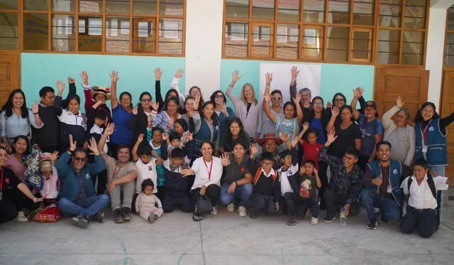 Visita de Wendy Kopp en Áncash. Foto: Teach For All Visita de Wendy Kopp en Áncash. Foto: Teach For All