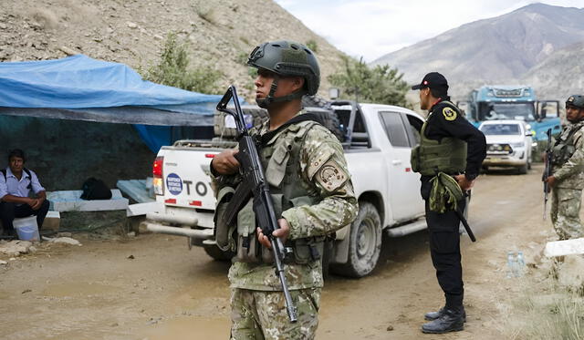 Comando Unificado despliega operaciones en diferentes puntos estratégicos de Pataz. Foto: Ministerio de Defensa   